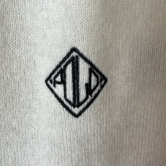 NWT Polo by Ralph Lauren Black & White Cashmere Cardigan Sweater - Picture 6 of 16